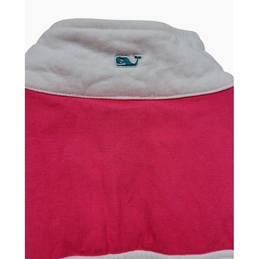 Vineyard Vines Women's Medium Embroidered Shep Shirt Quarter Zip Coastal Prep - Picture 10 of 16